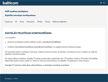 Tablet Screenshot of help.balticom.lv